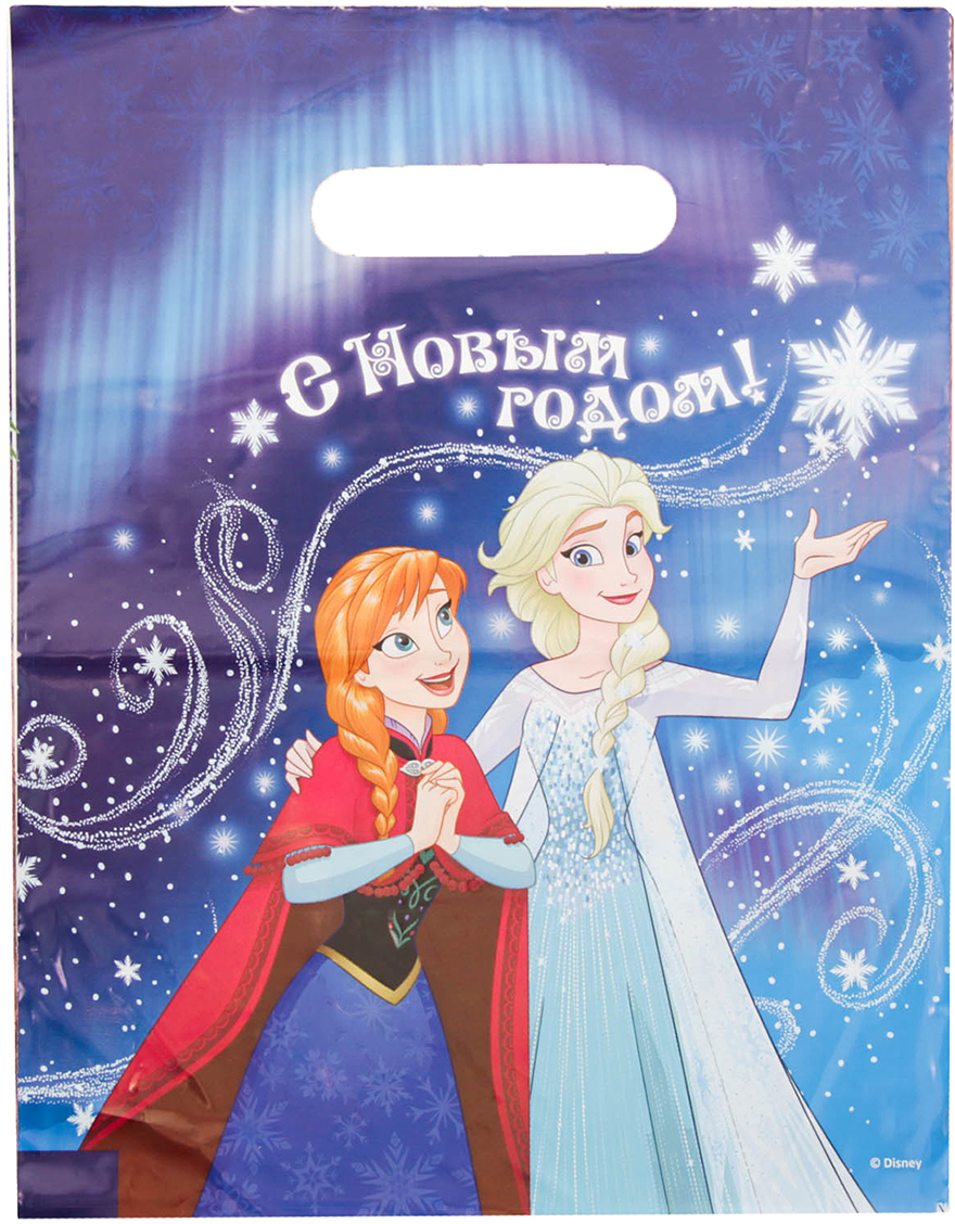 фото Пакет подарочный Disney "Холодное сердце", цвет: мультиколор, 23 х 29,5 см. 2603373