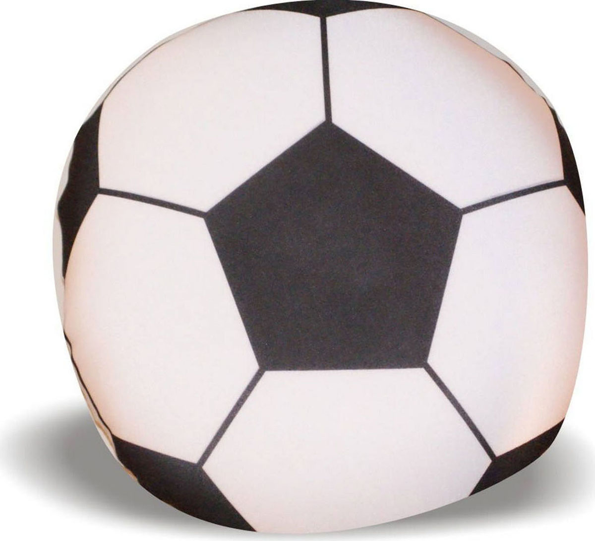 Подушка-игрушка Штучки, к которым тянутся ручки антистресс Мяч футбольный, белый, черный