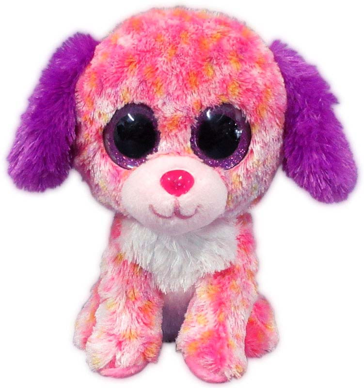 Teddy Мягкая игрушка Собачка цвет светло-розовый 15 см