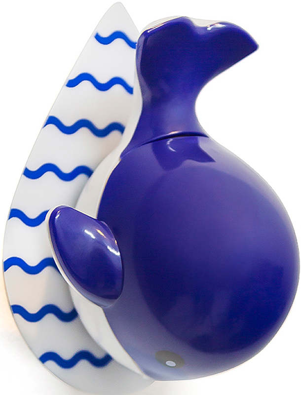 фото Держатель для зубной щетки Balvi "Whale", цвет: синий