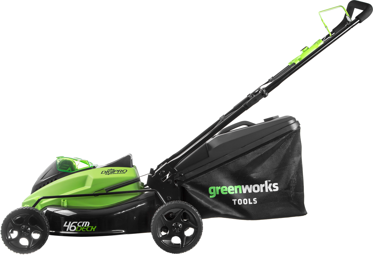 фото Газонокосилка аккумуляторная Greenworks 40V, 45 см, бесщеточная