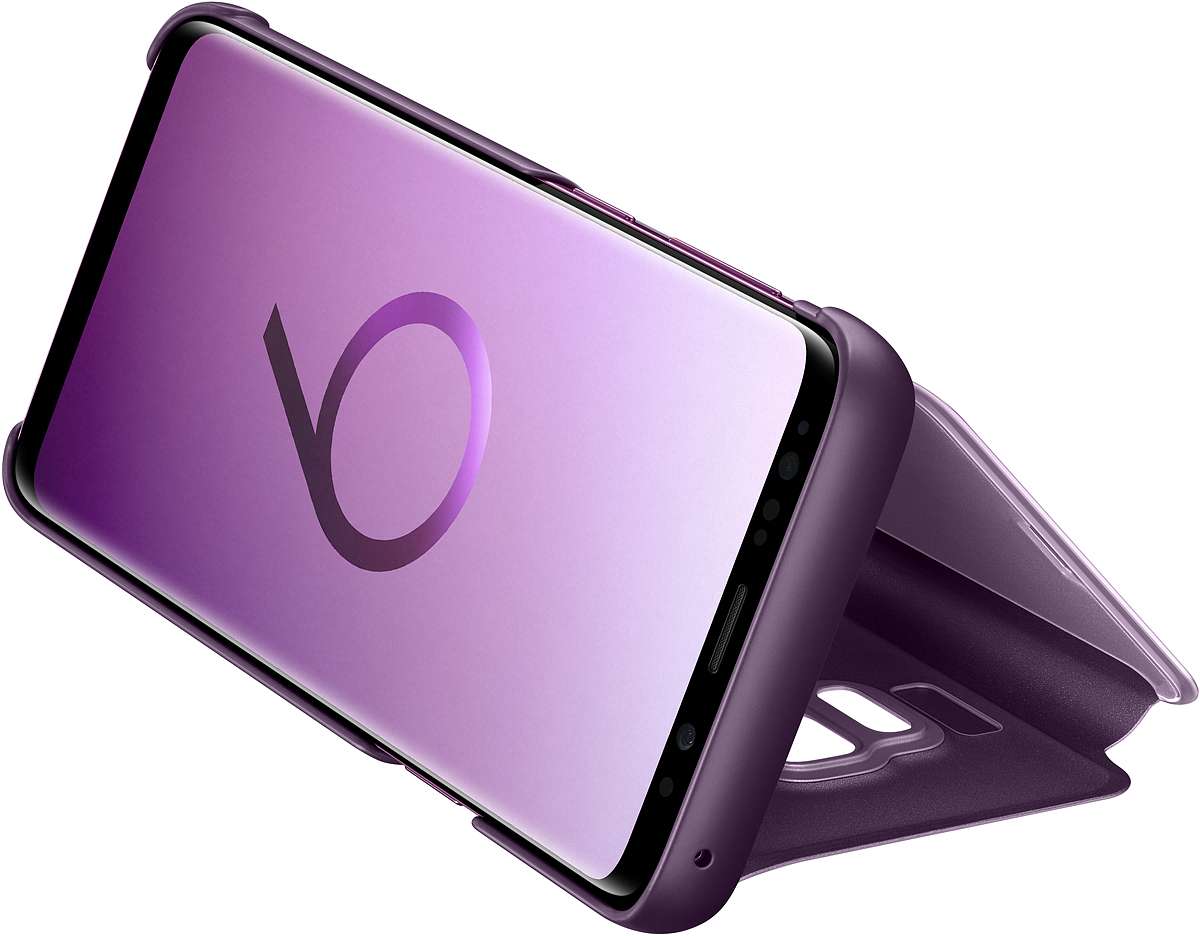 фото Samsung EF-ZG965 Clear View Standing чехол для Galaxy S9+, Violet
