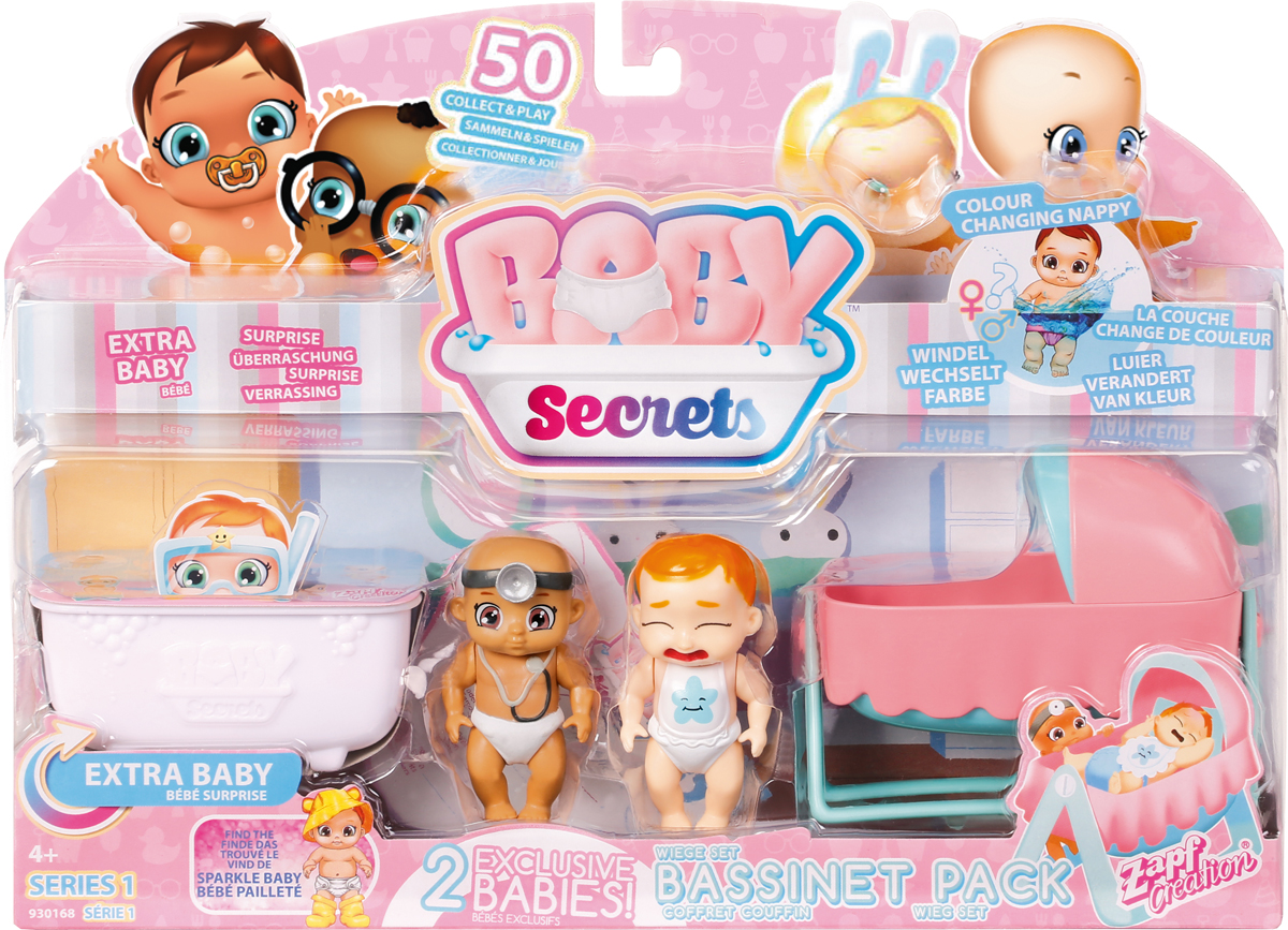 фото Zapf Creation Игровой набор BABY Secrets С колыбелью