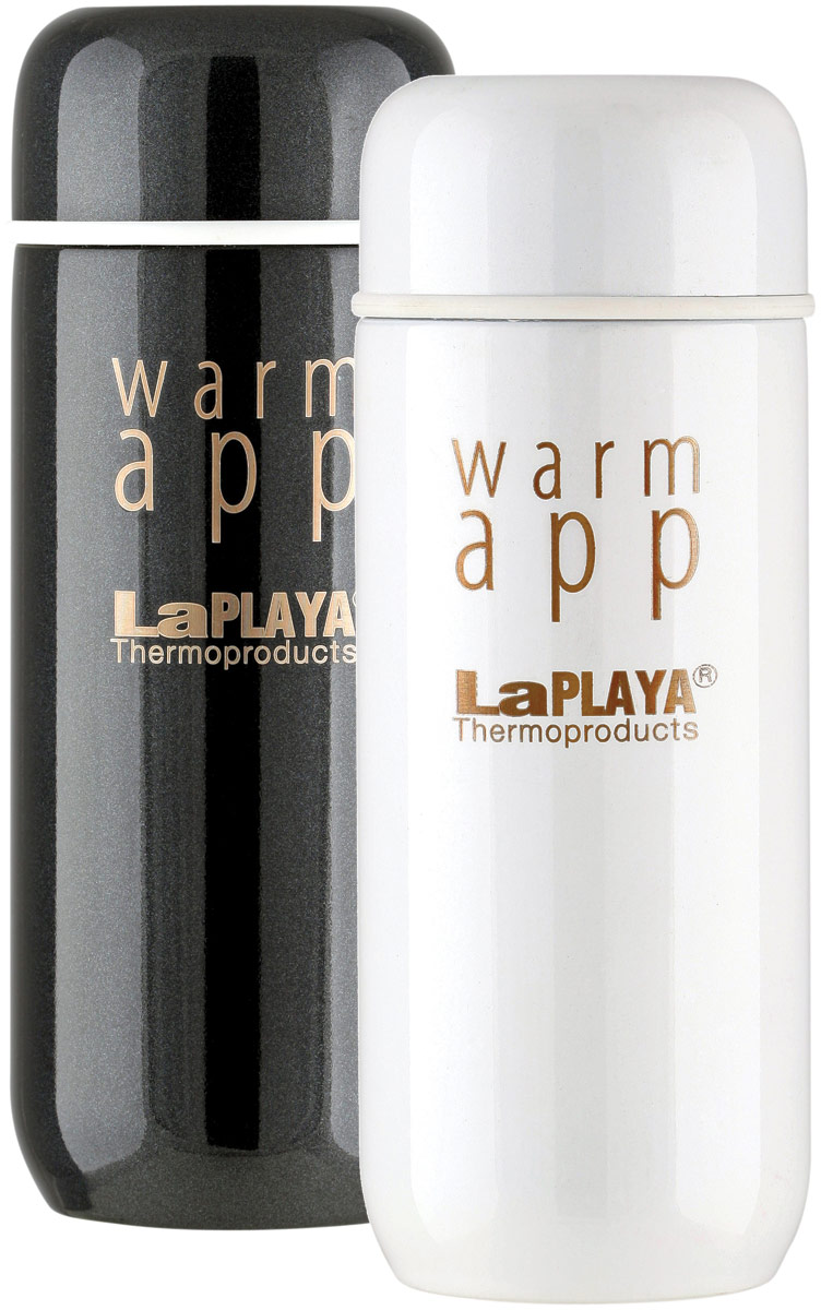 фото Набор термосов LaPlaya "Warm App", цвет: черный, белый, 0,2 л, 2 шт