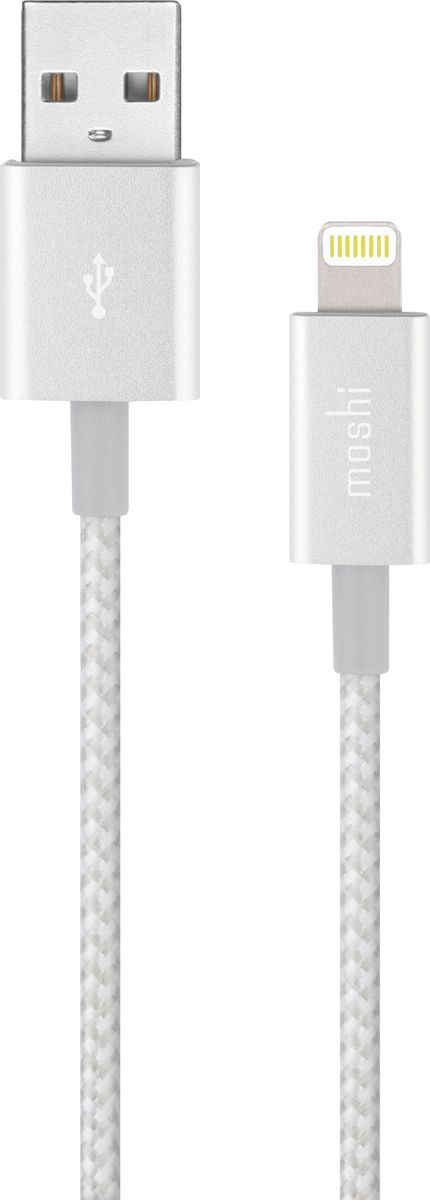 фото Moshi Integra Jet, Silver кабель USB - Lightning (1,2 м)