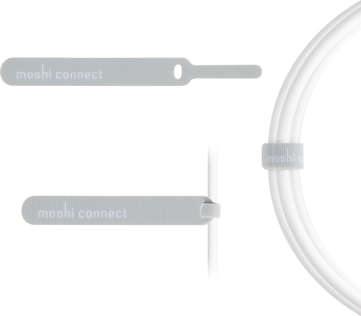 фото Moshi White кабель USB - Lightning (3 м)