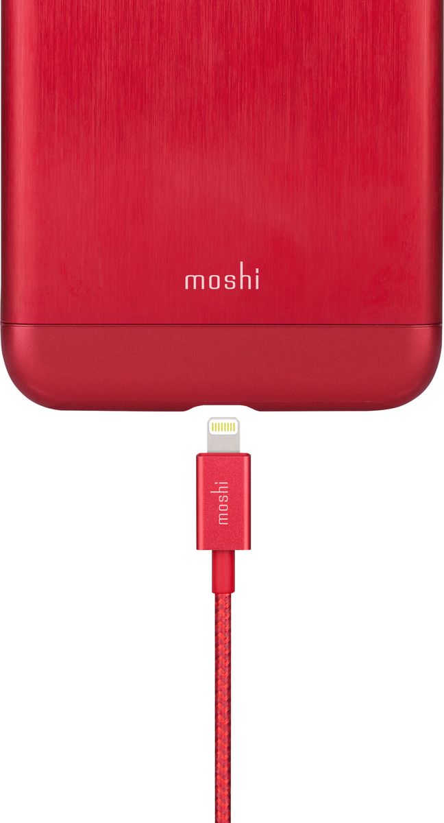 фото Moshi Integra Crimson, Red кабель USB - Lightning (1,2 м)