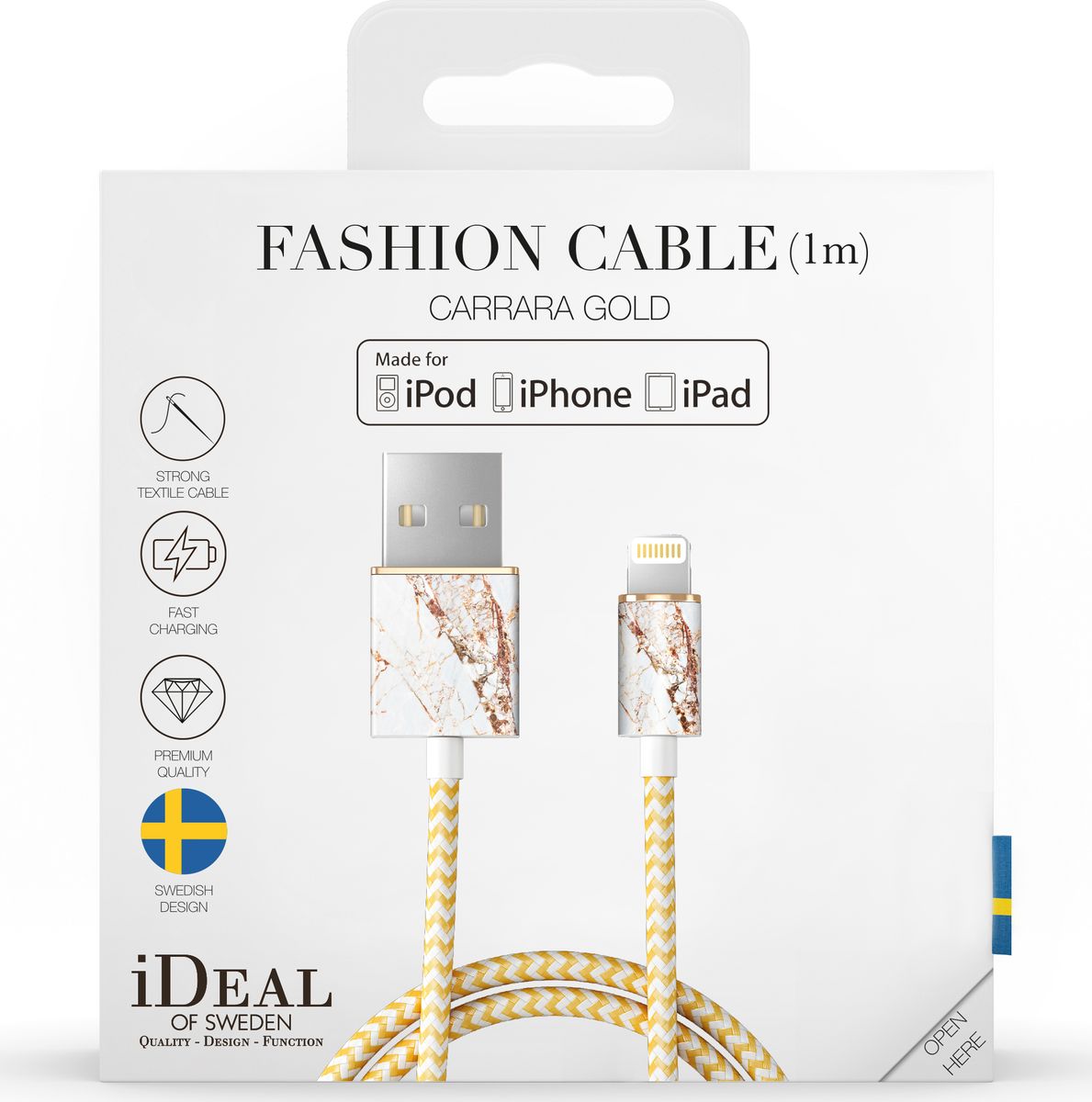 фото iDeal IDFCL-46, White кабель USB - Lightning (1 м)