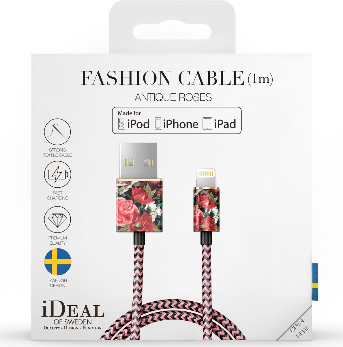 фото iDeal IDFCL-63, White кабель USB - Lightning (1 м)