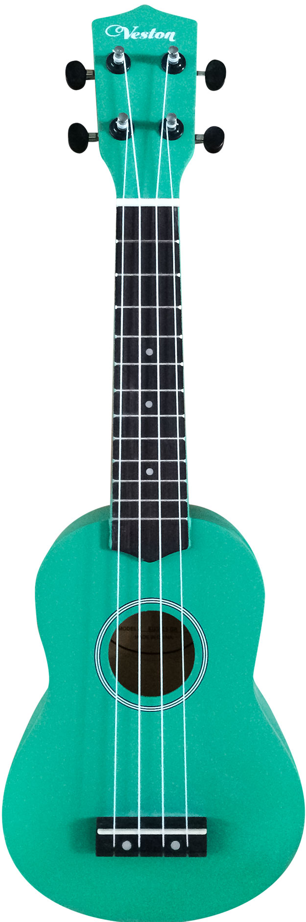 фото VESTON KUS 15GR - укулеле сопрано, зеленая