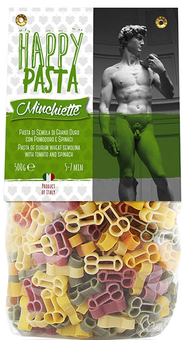 фото Dalla Costa Minchiette Фигурные без яиц со шпинатом и томатами, 500 г