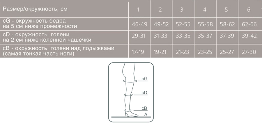 фото Колготки Ergoforma