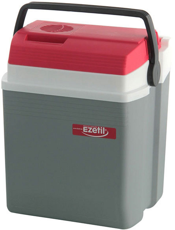 фото Автомобильный холодильник "Ezetil E 21", цвет: красный, серый, 19,6 л