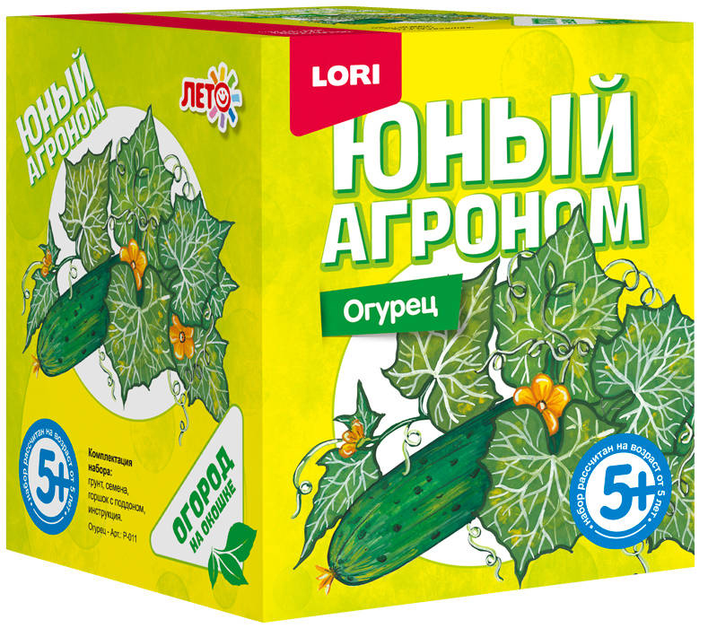 Lori Набор для опытов и экспериментов Юный агроном Огурец — купить в ...