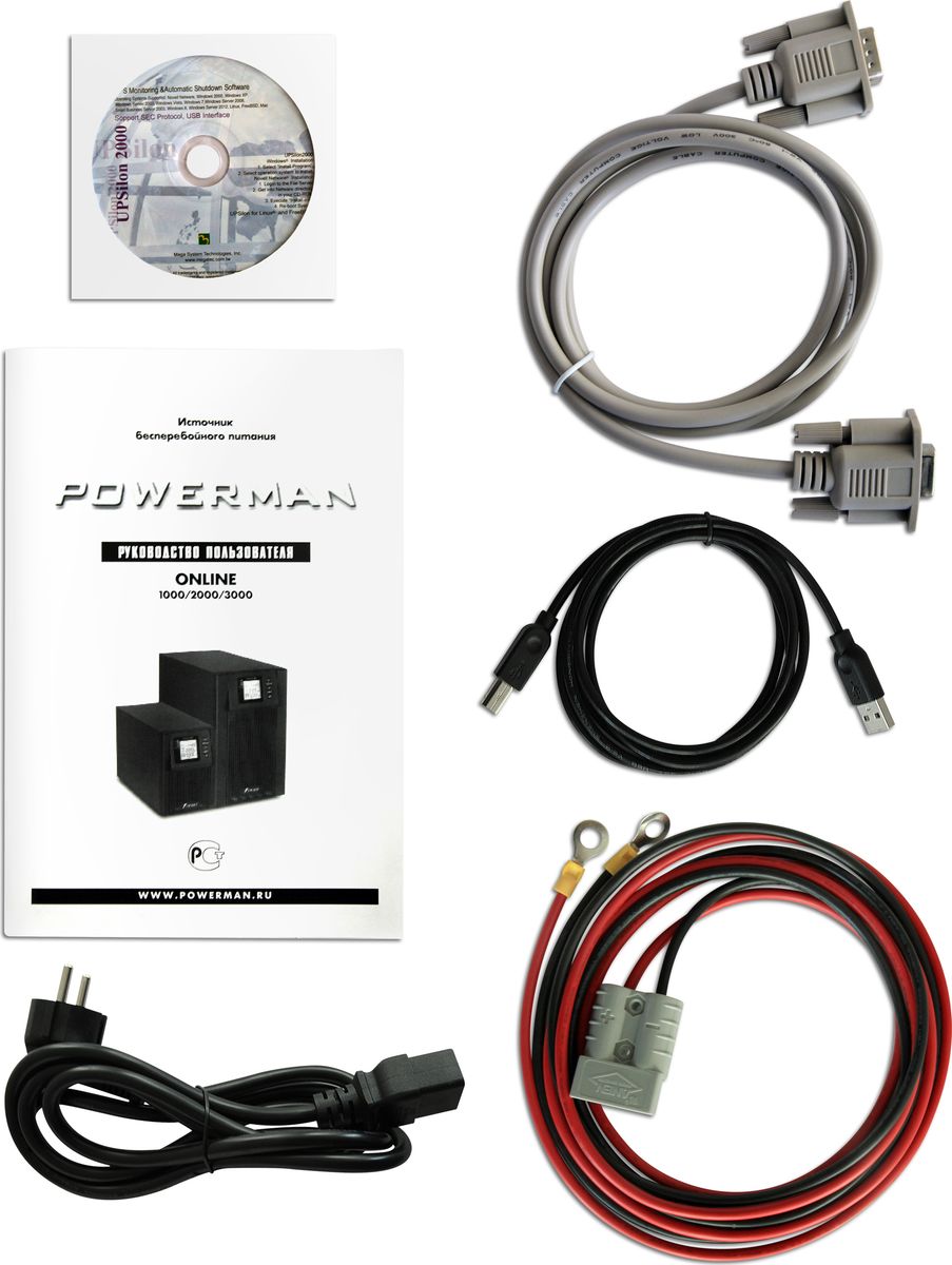 фото Источник бесперебойного питания Powerman UPS Online 1000 Plus, 1000 ВА