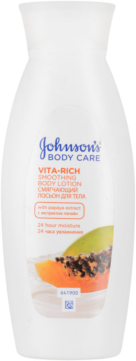 фото Johnson’s Body Care Vita-Rich Смягчающий лосьон с экстрактом папайи 250 мл Johnson's body care