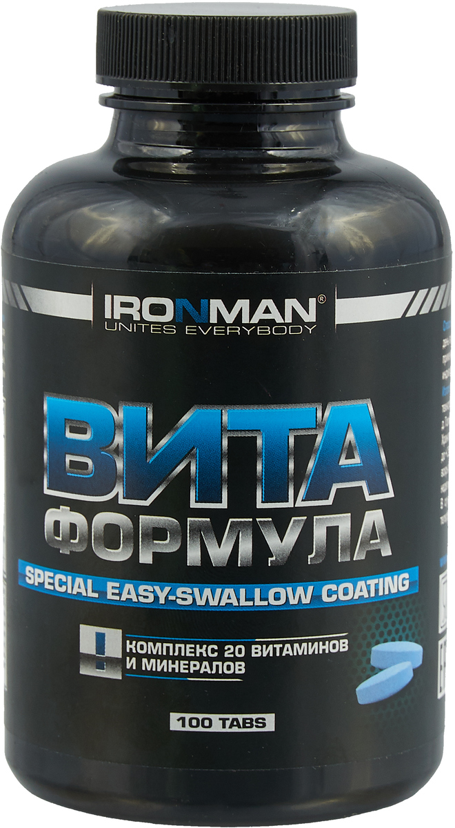 фото Витаминно-минеральный комплекс Ironman "Vita Formula", 100 таблеток