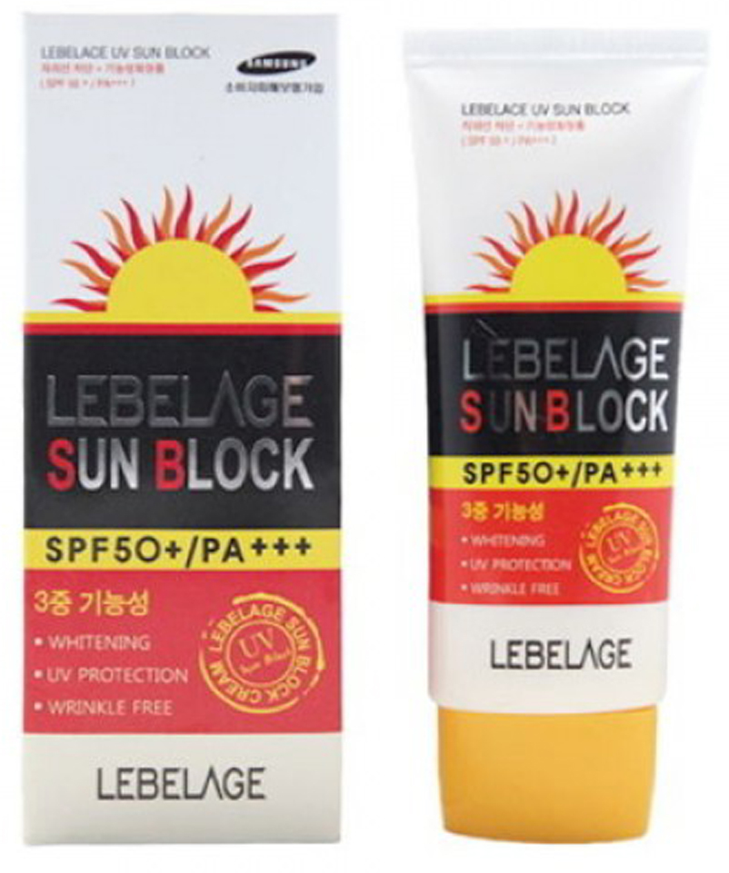 Lebelage Солнцезащитный крем для лица SPF50+/PA+++, 70 мл - купить с ...
