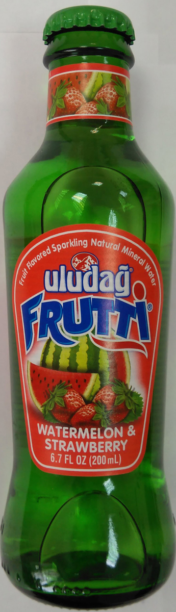 фото Uludag Frutti Арбуз и клубника напиток среднегазированный, 0,2 л