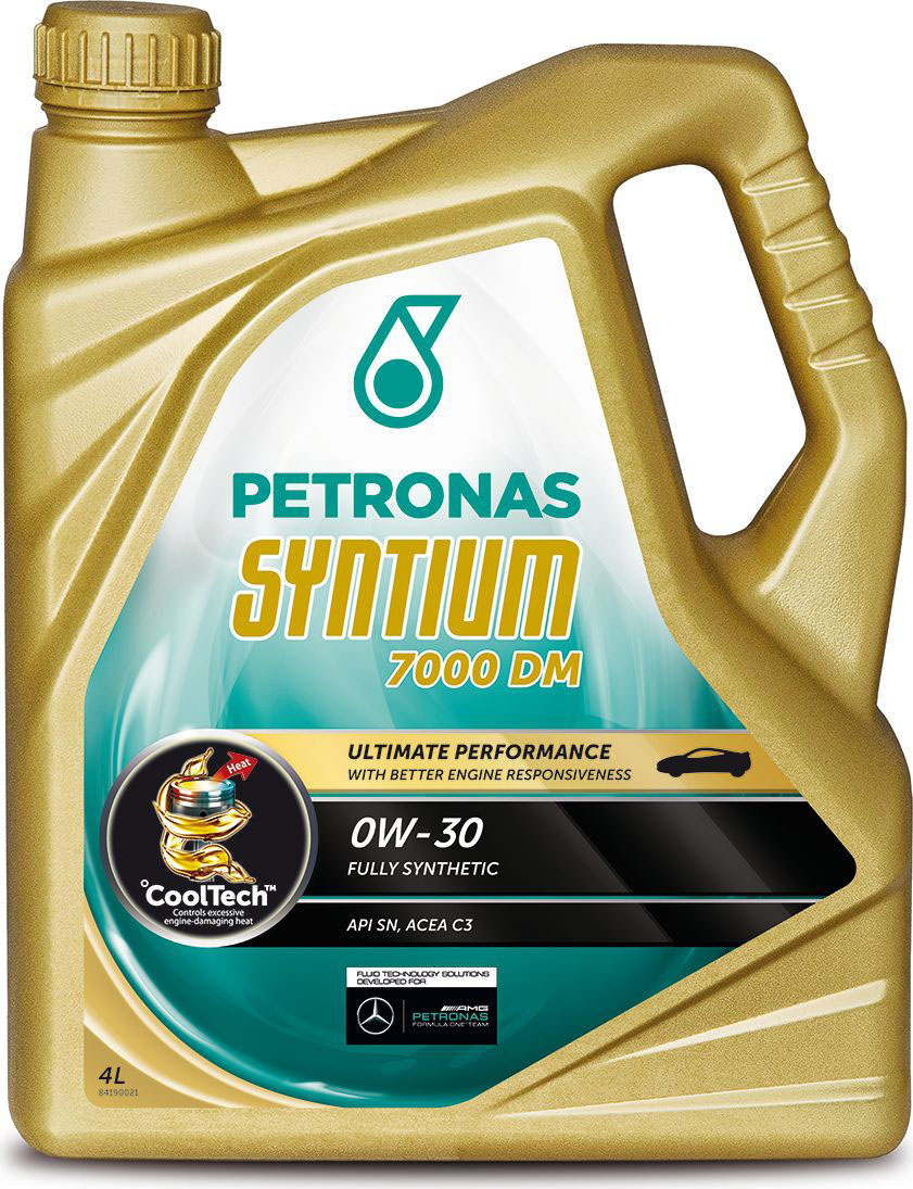 фото Масло моторное Petronas "Syntium 7000 DM", синтетическое, 0W-30, 4 л