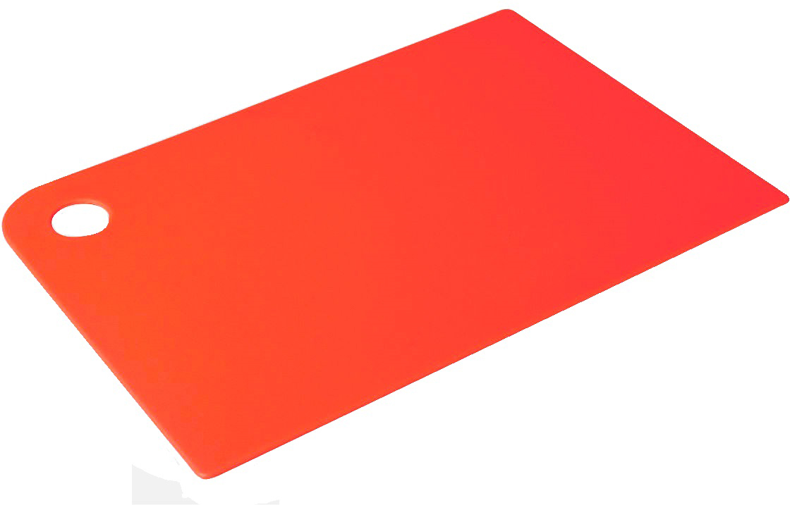 фото Доска разделочная Plast Team "Grosten", цвет: красный, прямоугольная, 34,5 х 24,5 х 0,2 см