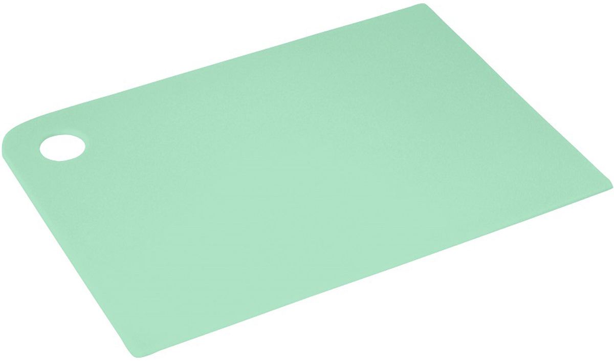фото Доска разделочная Plast Team "Grosten", цвет: мятный, прямоугольная, 34,5 х 24,5 х 0,2 см