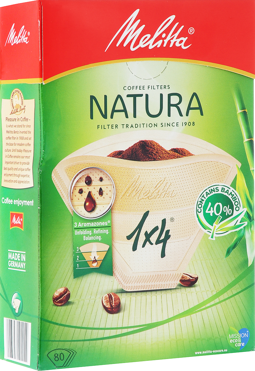 Фильтры для заваривания кофе белые Melitta, 80 шт — купить в интернет ...