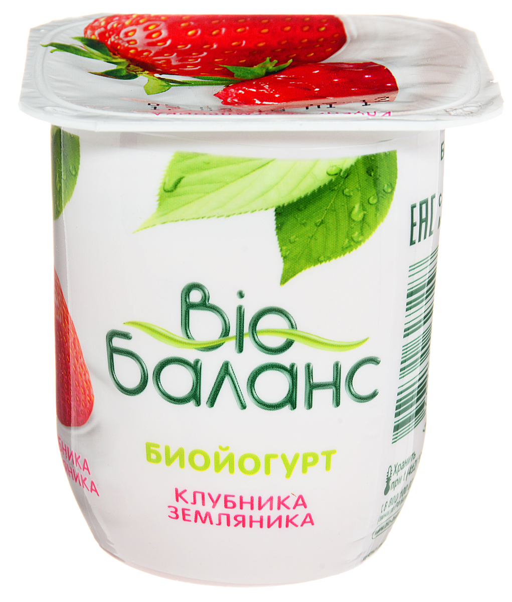 Биойогурт. Биойогурт био баланс 125 г. Йогурт био баланс с мюсли 2.8%, 125 г. Биобаланс с клубникой Биойогурт. Bio баланс Биойогурт.