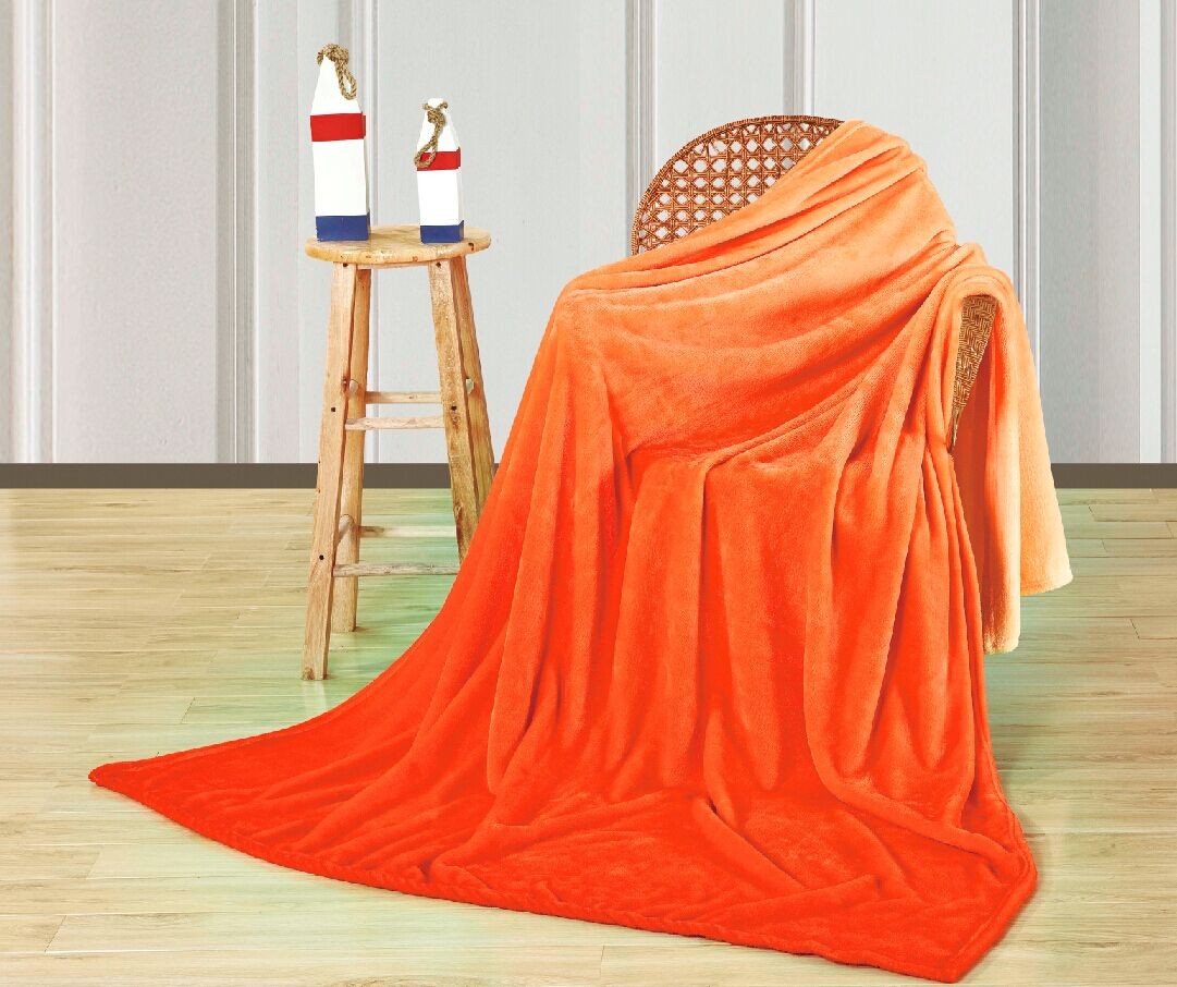 фото Покрывало Павлина "Превосходство", цвет: оранжевый, 150 х 200 см