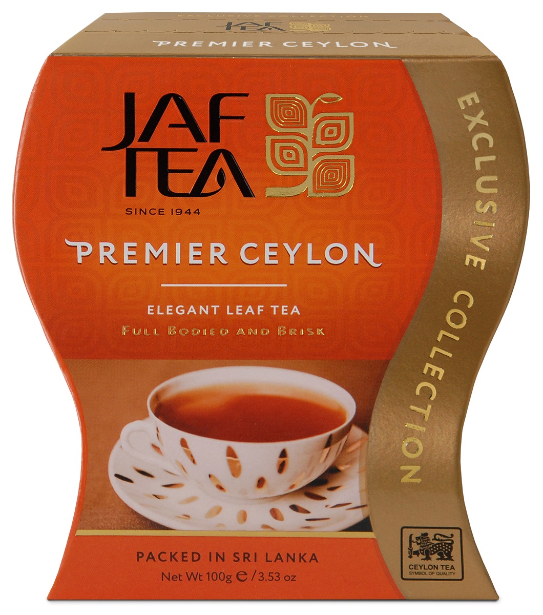 фото Jaf Tea Premier Ceylon сорт FBOP чай черный листовой, 100 г