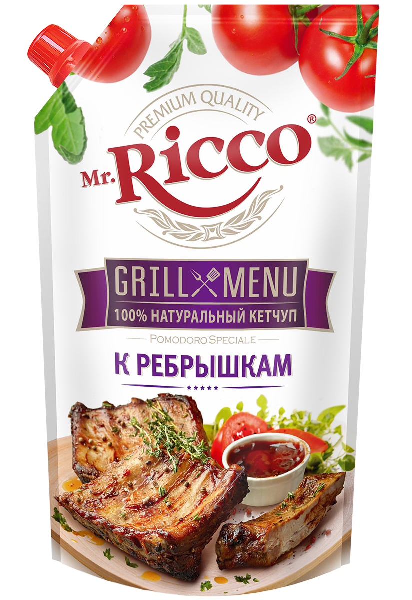 Mr.Ricco Grill Menu Кетчуп к ребрышкам, 350 г — купить в интернет ...