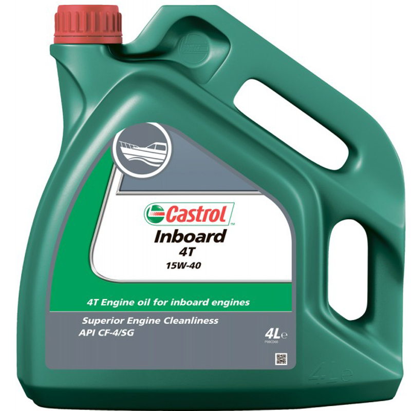 фото Моторное масло Castrol "Inboard 4T", минеральное, 4 л