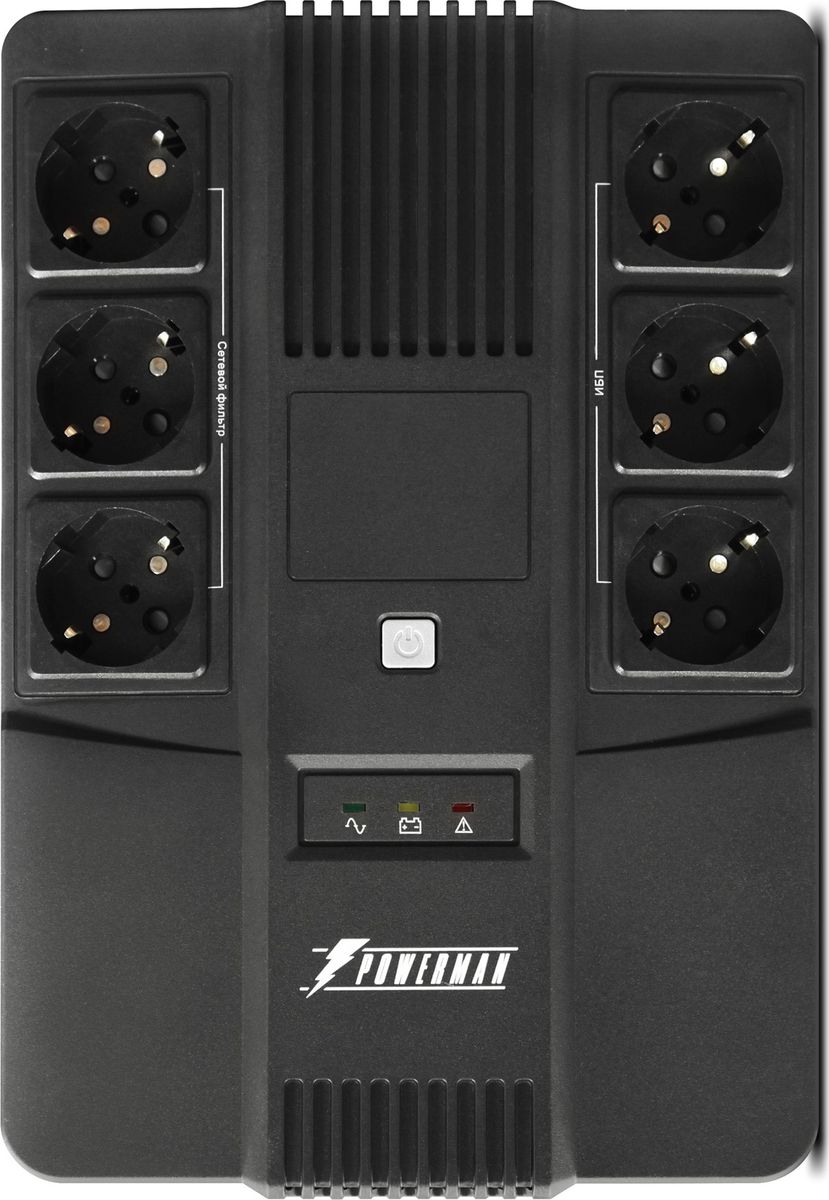фото Источник бесперебойного питания Powerman UPS Brick 800, 800 ВА