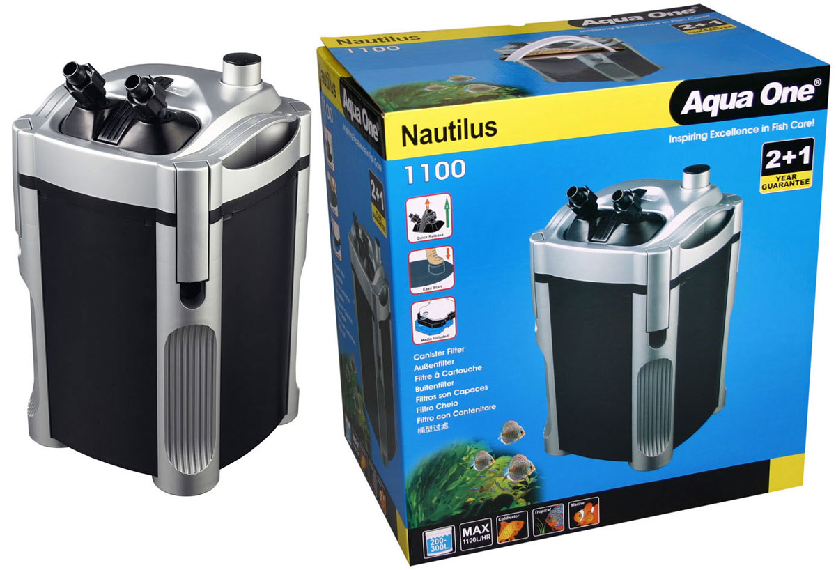 фото Фильтр Aqua One "Nautilus 1100", внешний, 1100л/ч, 22W, до 300 л