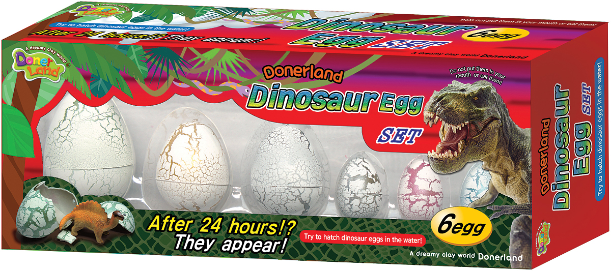 фото Donerland Набор для опытов и экспериментов Volcano Dino Play Dino egg Set