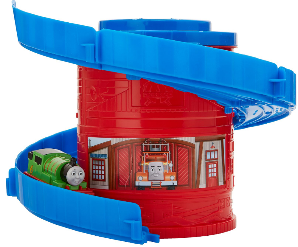 Thomas & Friends Железная дорога Томас и его друзья Башня-спираль с трассой цвет красный синий