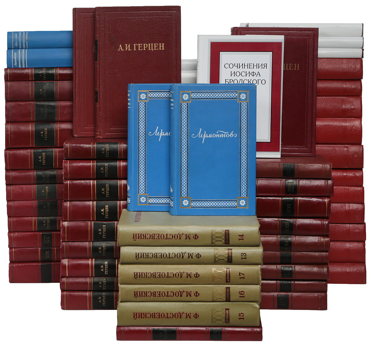 Русская классика в полных собраниях (комплект их 73 книг)