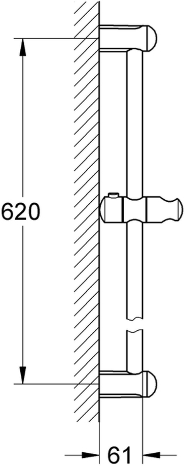 фото Душевая штанга GROHE "New Tempesta Classic". 27523000