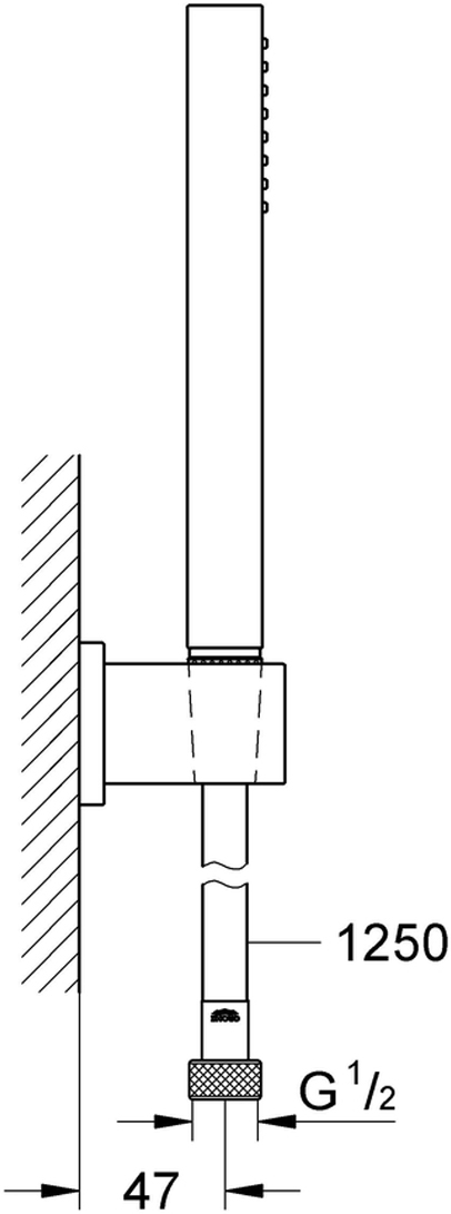 фото Душевой набор GROHE "Euphoria Cube". 27702000