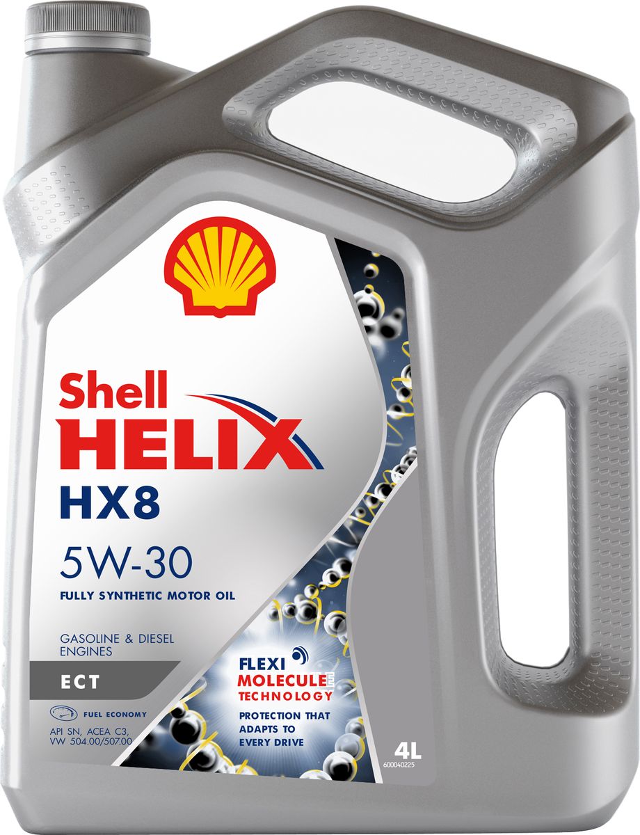 фото Моторное масло Shell Helix HX8 ECT 5W-30, синтетическое, 4 л