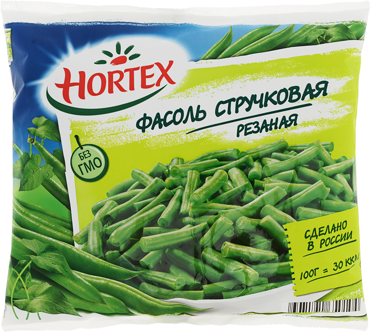 фото Hortex Фасоль стручковая, резаная, 400 г