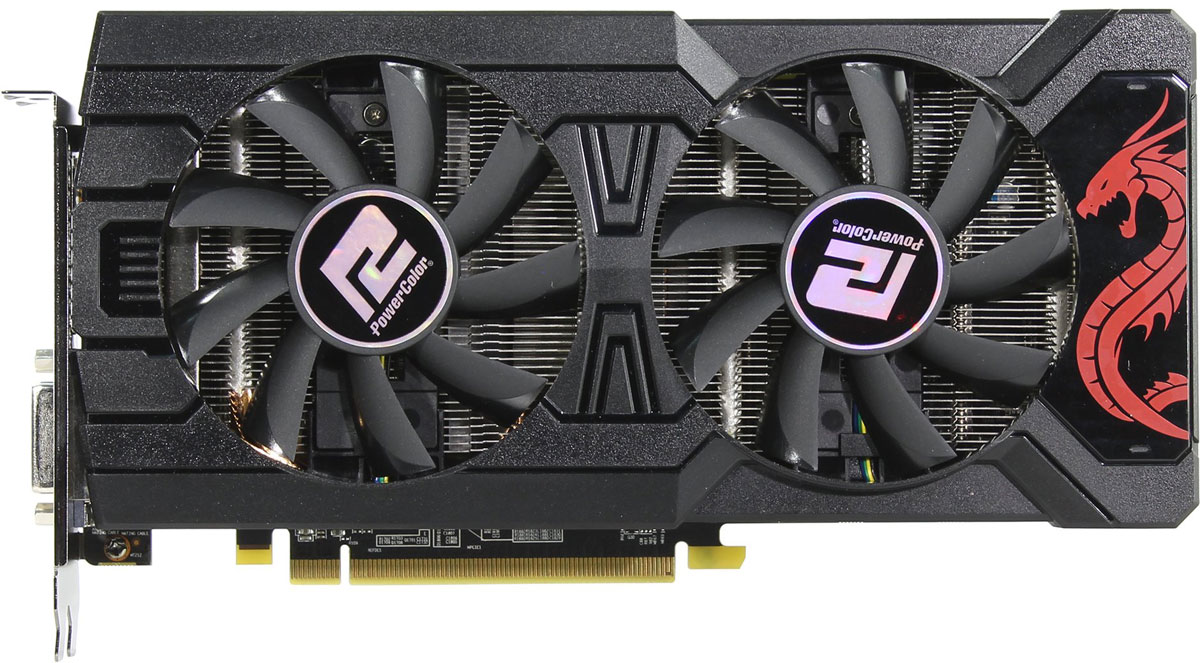 фото Видеокарта PowerColor Red Dragon Radeon RX 570 4GB, AXRX 570 4GBD5-3DHD/OC