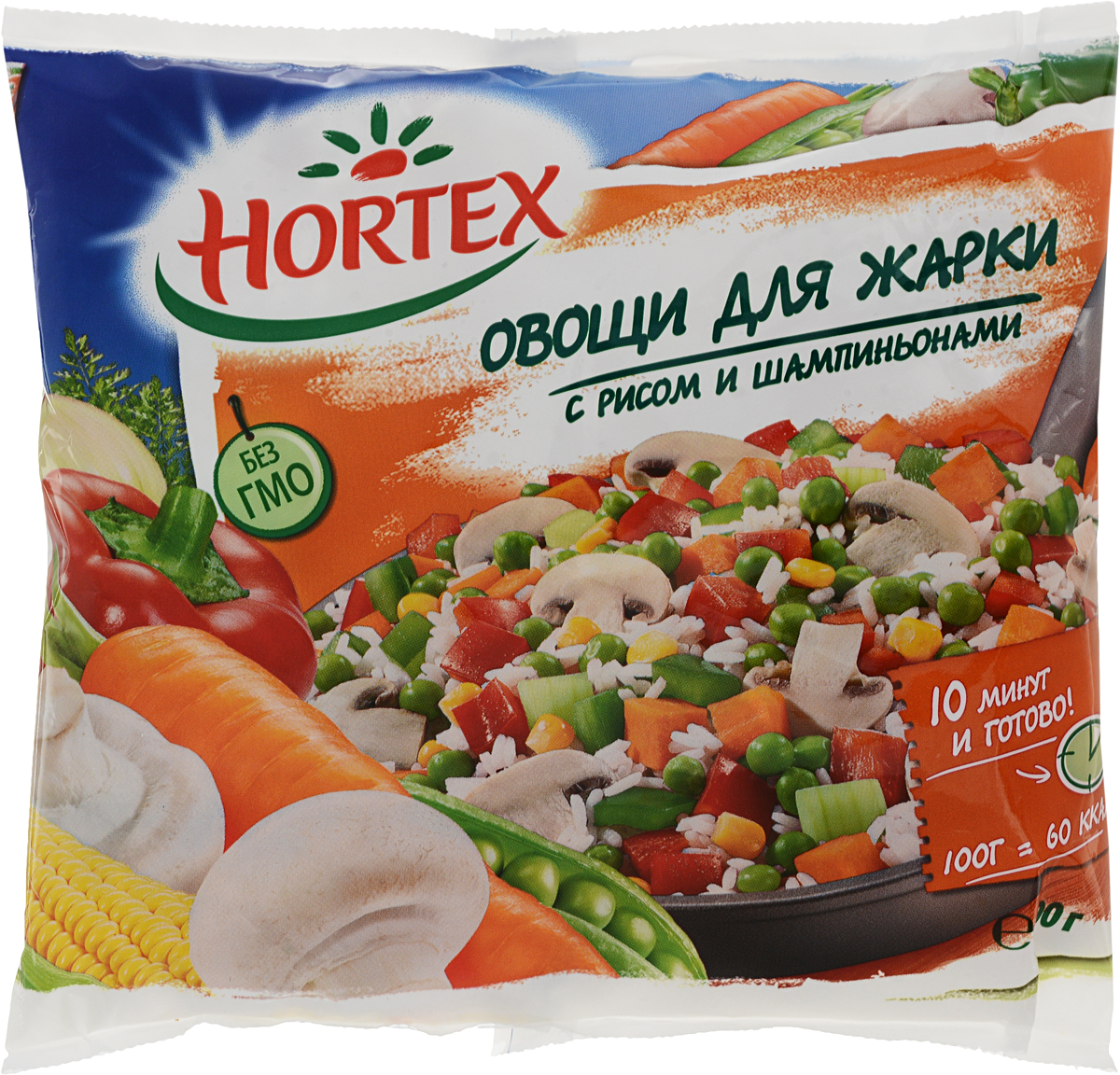 фото Hortex Овощи для жарки с шампиньонами, 400 г