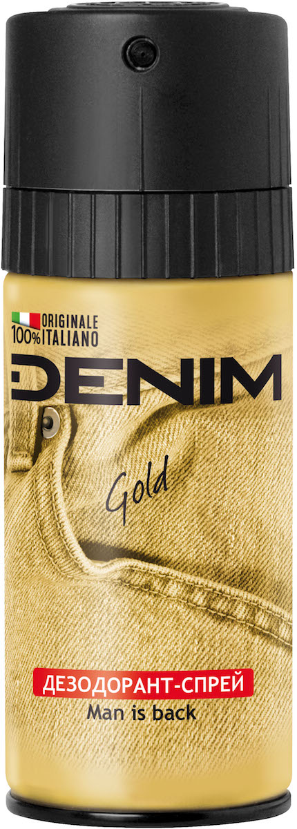 Denim Дезодорант-спрей Gold, 150 мл