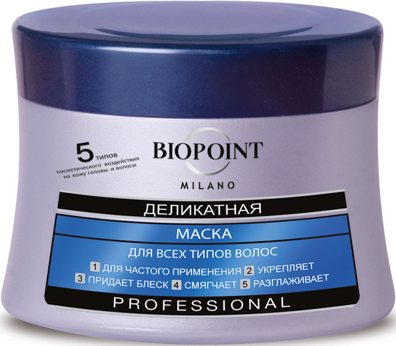 фото Biopoint Маска Деликатная для всех типов волос, 250 мл