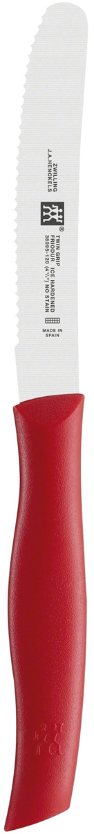 фото Нож универсальный Zwilling "Twin Grip", цвет: красный, длина лезвия 12 см