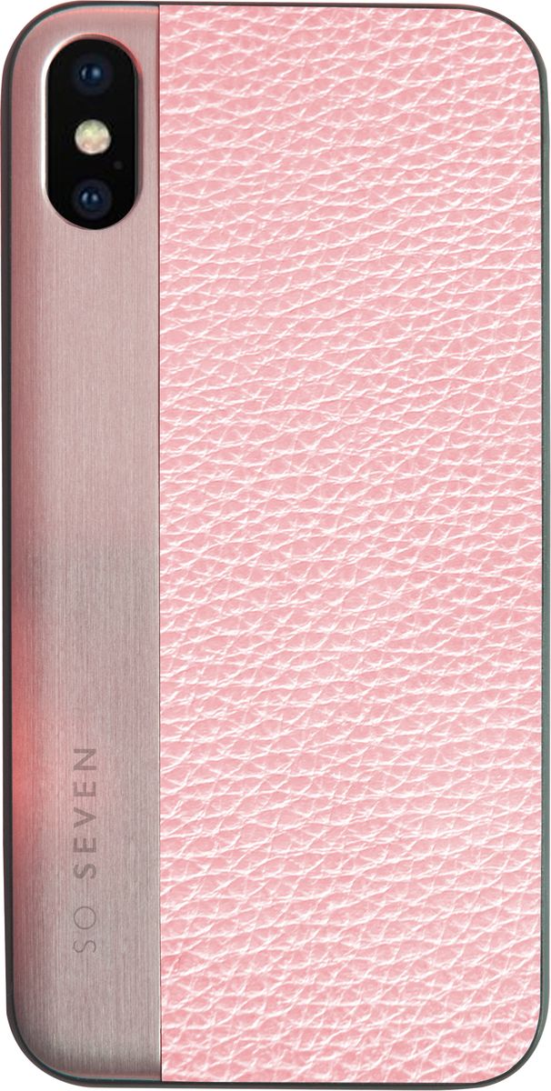 фото So Seven The Metal Effect чехол для Apple iPhone X, Pink