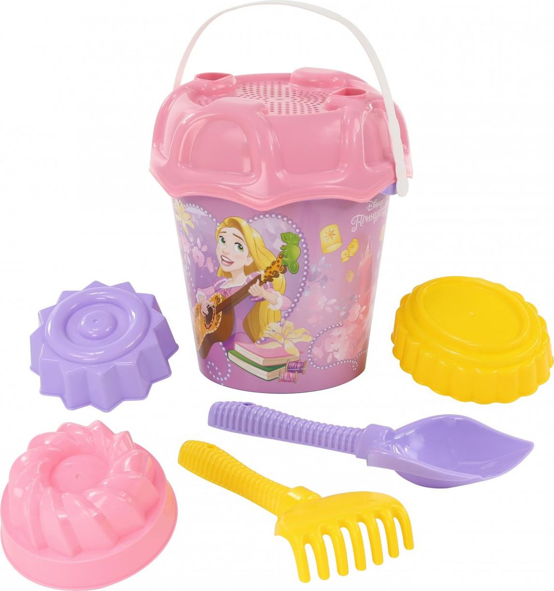 Disney Набор игрушек для песочницы Принцесса №14, 7 предметов, цвет в ассортименте