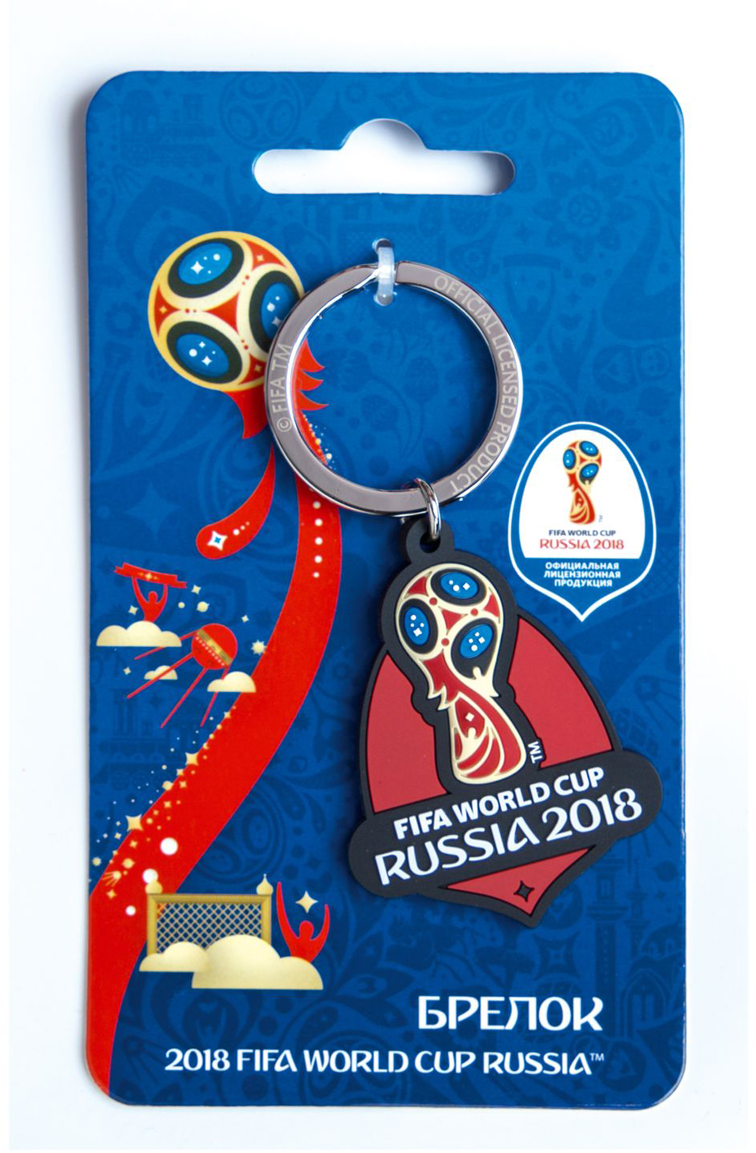 фото Брелок сувенирный FIFA 2018 "Забивака вперед!". СН021 Fifa world cup russia