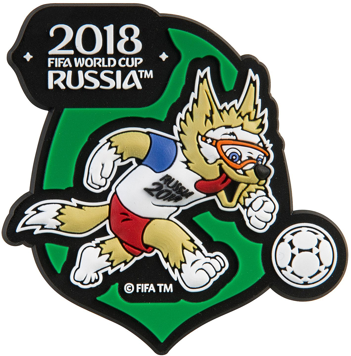 фото Магнит сувенирный FIFA 2018 "Забивака Удар!", 6 х 13 см. СН031 Fifa world cup russia